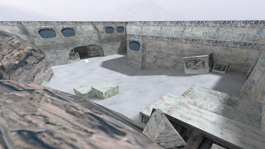 Карта de_dust2_snow